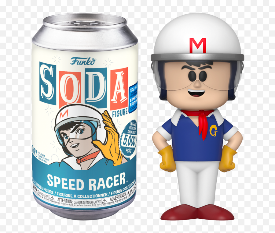 Speed Racer - Speed Racer Vinyl Soda Figure In Collector Can 2020 Wondrous Convention Popcultcha Exclusive Soda Funko Pops Png,Speed Racer Png