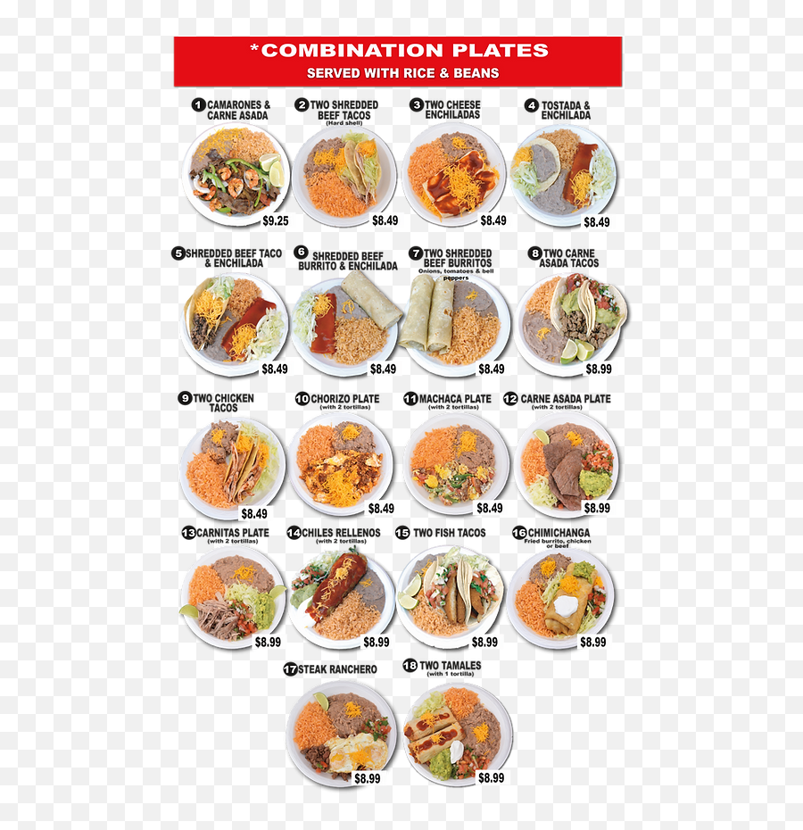 Los Betos Mexican Food - Betos Menu Png,Mexican Food Png