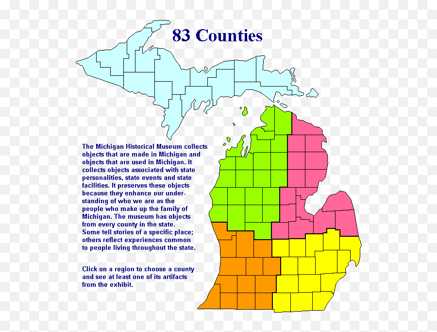 Michigan Map Wallpaper - Regions In Michigan Counties Png,Michigan Outline Transparent