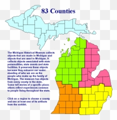 Michigan Map Wallpaper - Regions In Michigan Counties Png,Michigan Outline Transparent