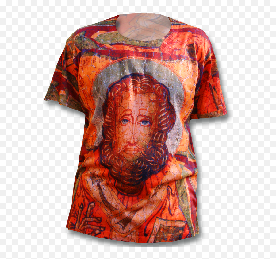 Saint Peter U2013 Designer T - Shirt U2013 Virgin Icons For You Short Sleeve Png,St John The Apostle Icon