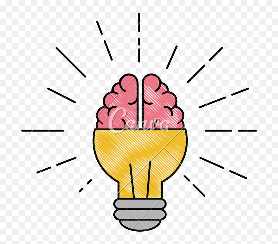 Idea Clipart Lightbulb Brain - Png Download Full Size Cerebro Con Una Idea,Sleep Icon Idea