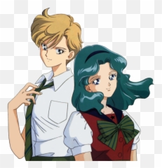 Sailor Moon Manga - Haruka Y Michiru png