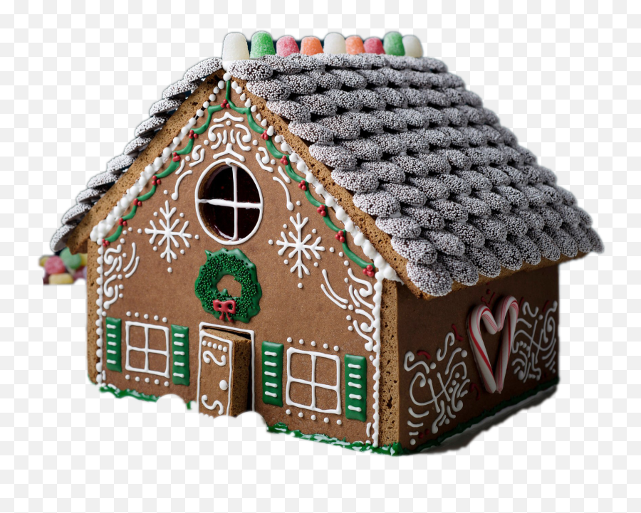 Gingerbread Man House Png Transparent - Cookie Roof Gingerbread House,Gingerbread House Png