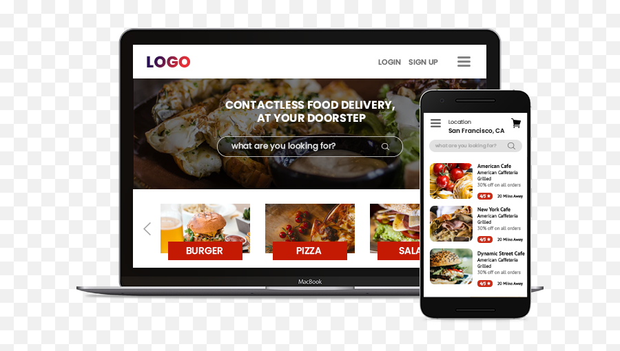 On - Food Delivery Website Png,Food App Icon Design