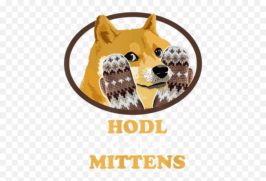 Dogecoin Hodl Mittens Doge Shiba Inu Meme Crypto Puzzle - Yatour Ipod Car Adapter Png,Shiba Icon