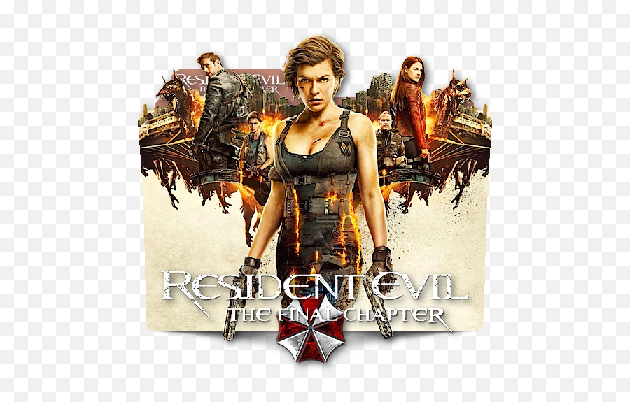 Movies - Resident Evil 6 Poster Movie Png,Movie Genre Folder Icon