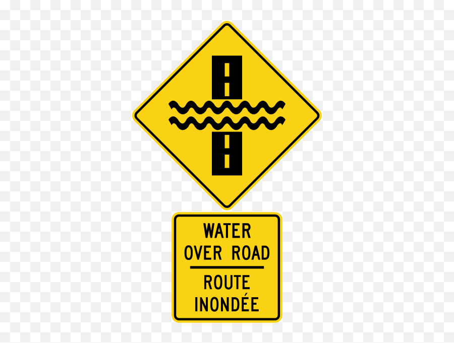 Ontario Road Sign Wc - 21 Wc21t B Download Logo Flowing Water Over Road Sign Png,What Is The Wc Icon
