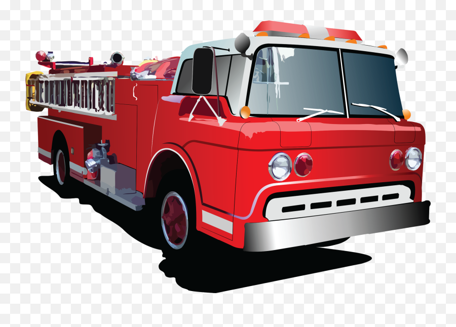 Fire Engine Cartoon Png 4 Image - Clipart Fire Engine Fire Truck,Cartoon Fire Png
