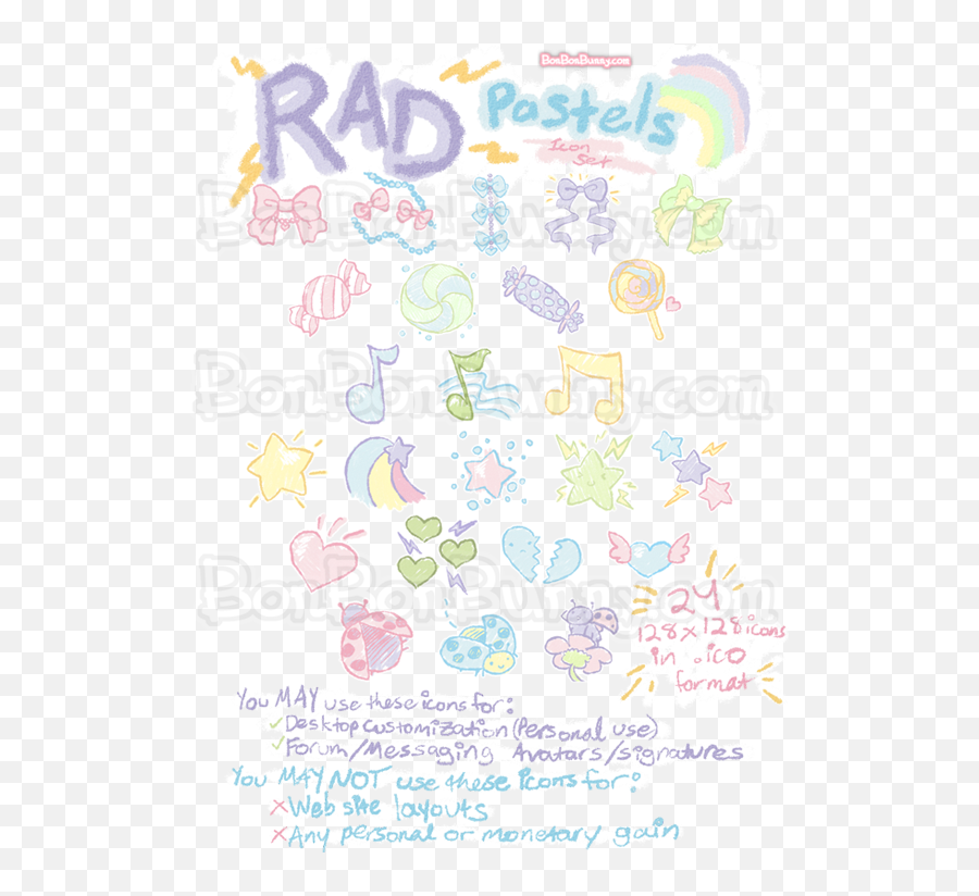 Rad Pastel Icon Set - Girly Png,Yu Gi Oh Icon