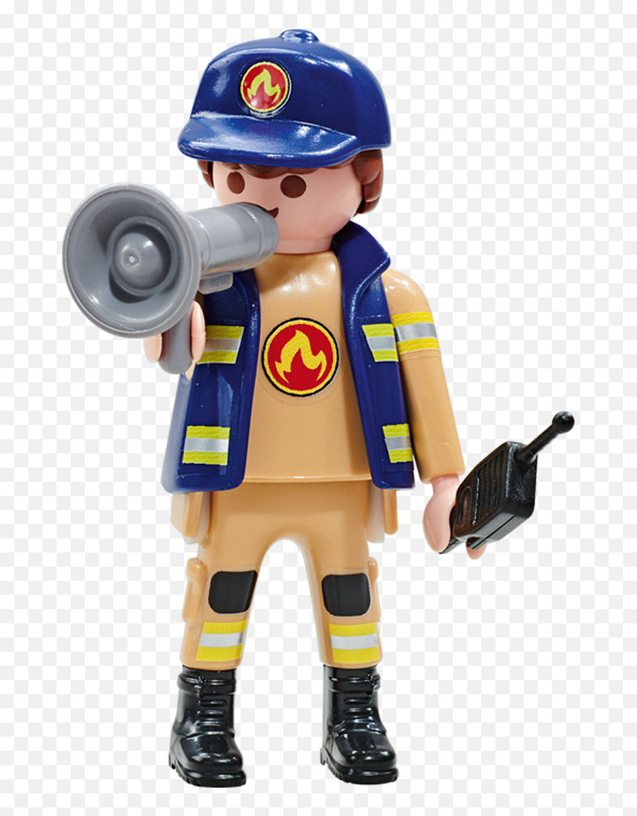 Fire Brigade A Captain - 6583 Playmobil Playmobil 6583 Png,Icon 80 Fireplace