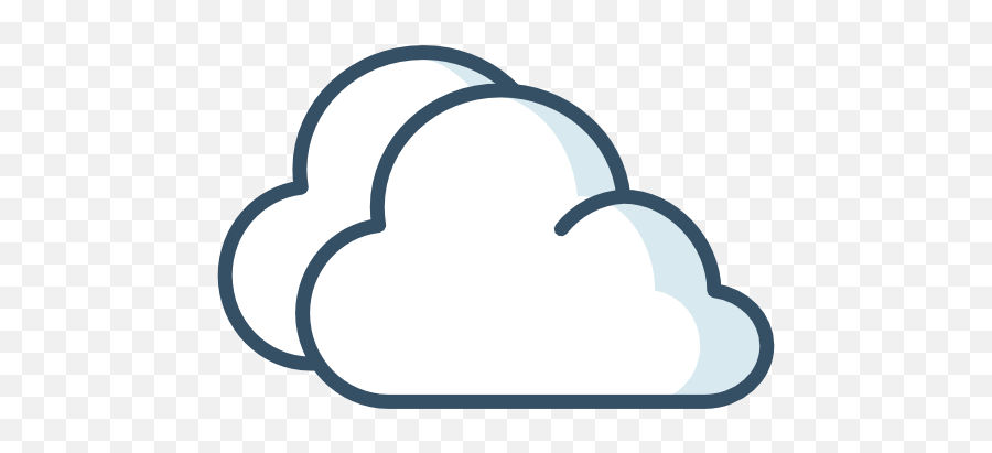 Cloud Weather Clouds Cloudy Free Icon - Iconiconscom Nubes De Nieve Png,White Cloud Icon Png