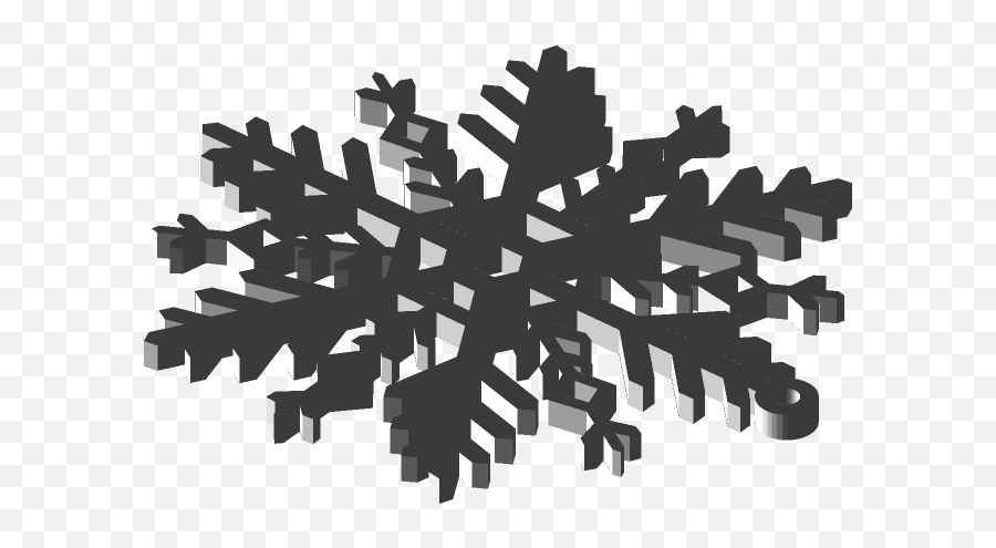 Snowflake 3d Cad Model Library Grabcad Png Snowman Icon Free