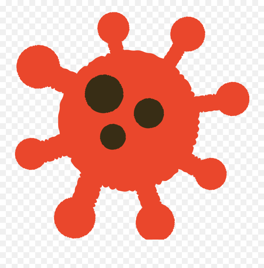 Coronavirus Molecule Illustration In Png Svg - Dot,Corona Virus Icon