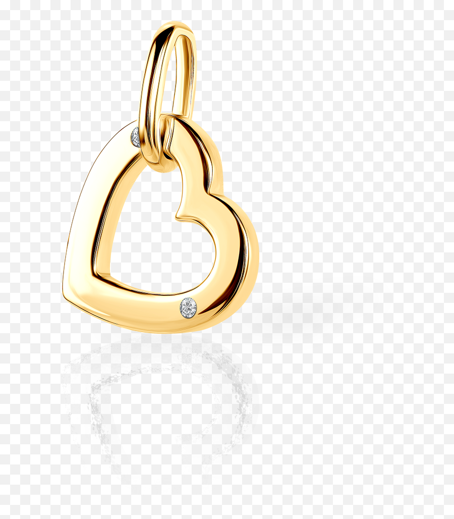 Pendant Heart Engrave Gold - Plated Silver White Sapphire Solid Png,Hartje Icon