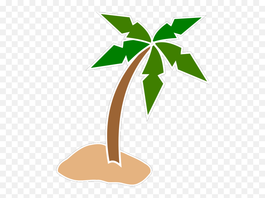 Coconut Tree Png Svg Clip Art For Web - Download Clip Art Island Palm Tree Clipart,Coconut Icon