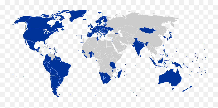 Download Visa Policy Of Israel Png Image With No Background - Blank World Map Colored,Israel Png