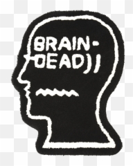 Logo Head Rug - Brain Dead png