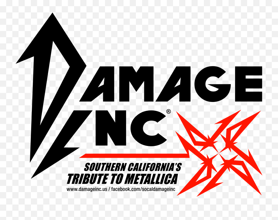 Promo Damage Inc - Southern Californiau0027s Metallica Tribute Graphic Design Png,Metallica Logo Transparent