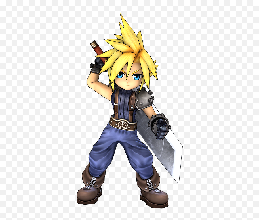 Cloud Strife - Cloud Strife Chibi 3d Png,Cloud Strife Png