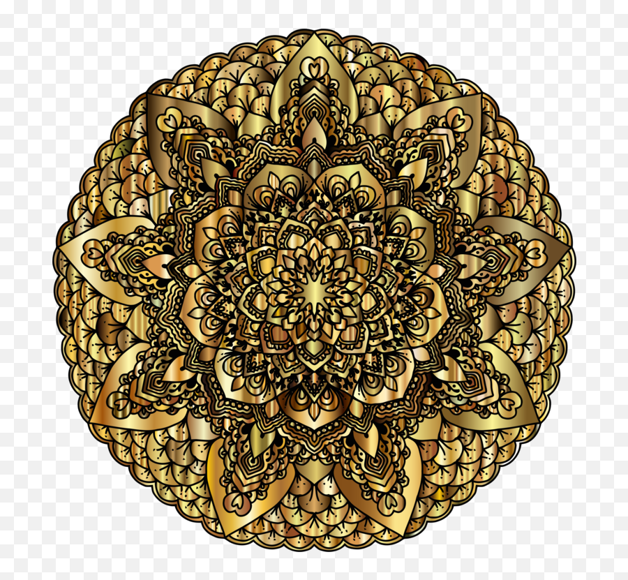 Brassmetalmandala Png Clipart - Royalty Free Svg Png Circle,Mandala Png