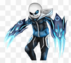 Sans Hard Mode Blue Glow - Fell Sans, HD Png Download - 770x920(#777954) -  PngFind