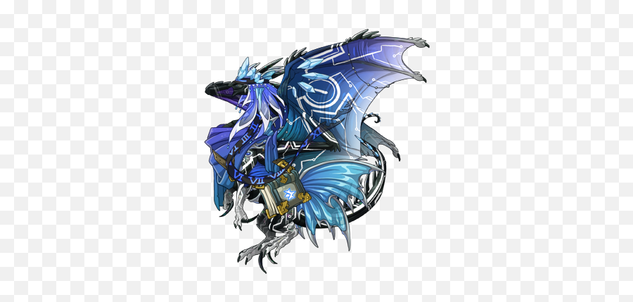 Show Me Black U0026 Blue Dragons Dragon Share Flight Rising - Flight Rising Dragon Blue Png,Blue Dragon Png