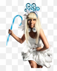 Lady Gaga White Christmas With - Png