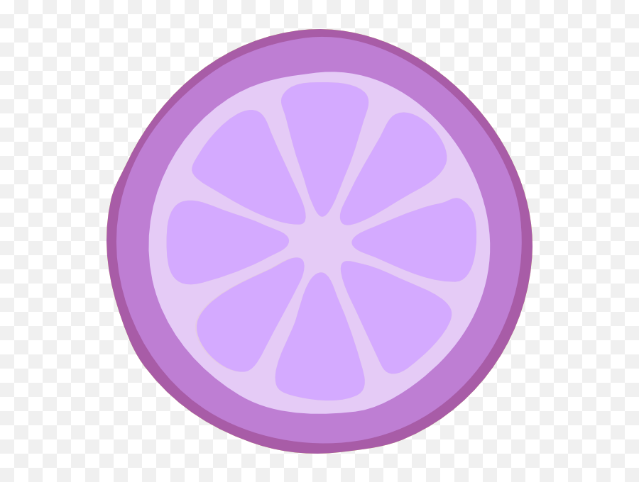 Purple Lemon Slice Clipart - Full Size Clipart 183860 Orange Star Png,Lemon Slice Png