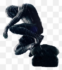 Download Spiderman Black Transparent Background Hq Png Image - Man Png