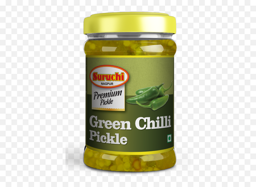 Suruchi Premium Green Chilly Pickle - Suruchi Green Chilli Pickle Png,Pickle Png