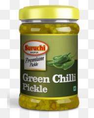 Suruchi Premium Green Chilly Pickle - Suruchi Green Chilli Pickle Png,Pickle Png
