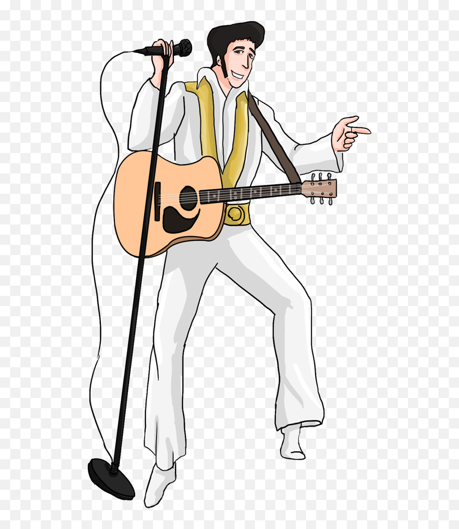 Png Free Cartoon Elvis Presley Cl - Cartoon Elvis Presley,Elvis Png