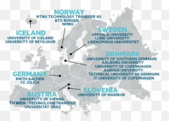 Europe - Mapuniversities Plougmann Vingtoft Council Of The Baltic Sea States Png,Europe Map Png