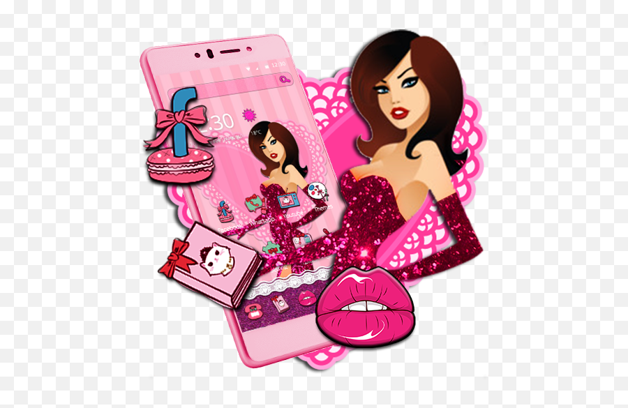 Amazoncom Alluring Sexy Girl Theme Appstore For Android - Campaña Ni Con El Petalo De Una Rosa Png,Sexy Girl Png