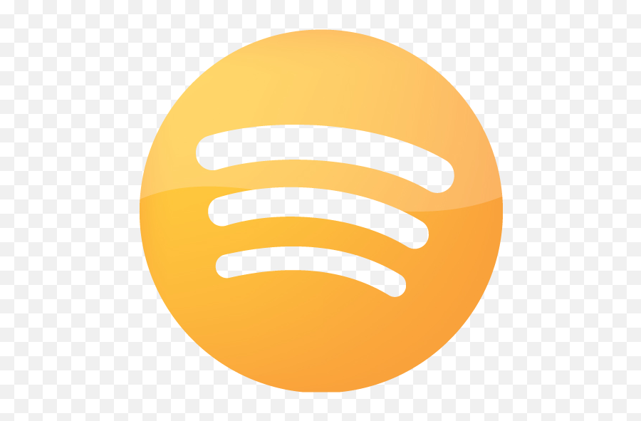 Web 2 Orange Spotify Icon - Free Web 2 Orange 2 Site Logo Spotify Logo Png,Spotify Icon Transparent