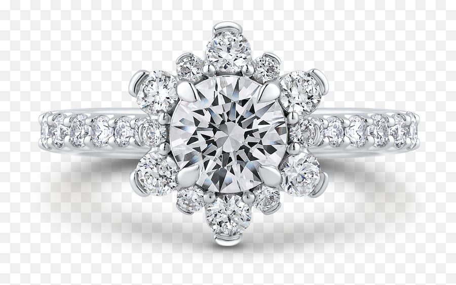 Halo Engagement Rings In Cleveland Tn Bw James Jewelers - Diamond Ring In America Png,Halo Ring Png