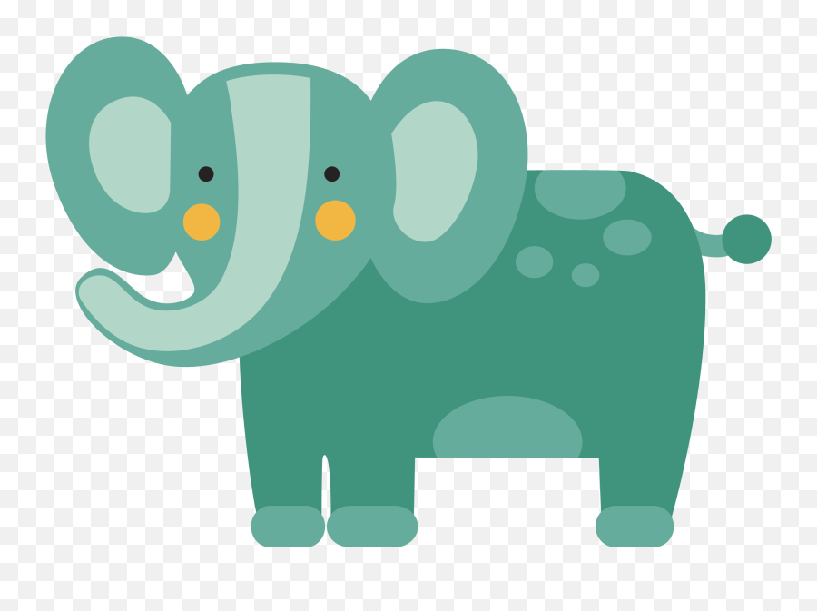 Grass Clipart Elephant - Elephant Illustration Vector Elephant Illustration Png,Grass Vector Png