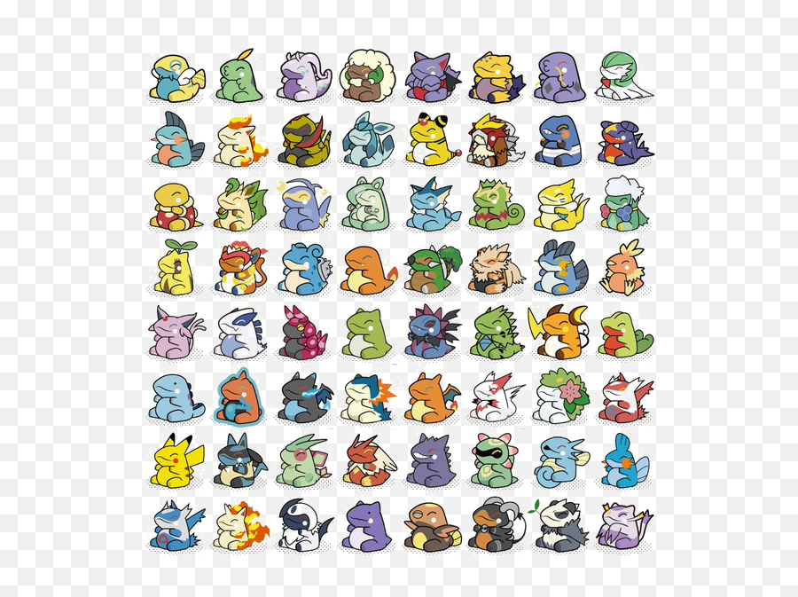 Pokemon Characters Transparent Image Png Arts - Pokemon Substitute,Pokemon Transparent