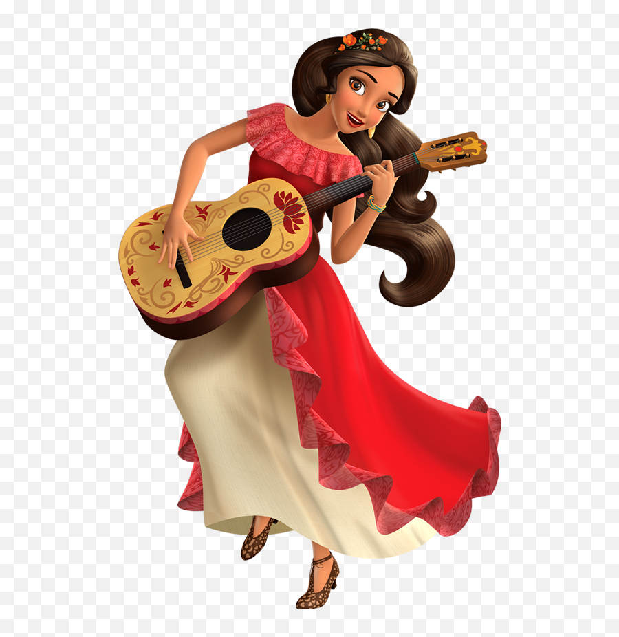 Elena Of Avalor With Guitar - Elena Of Avalor Guitar Png,Elena Of Avalor Png