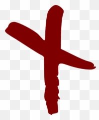 Cross Png Image - Red Paint Brush