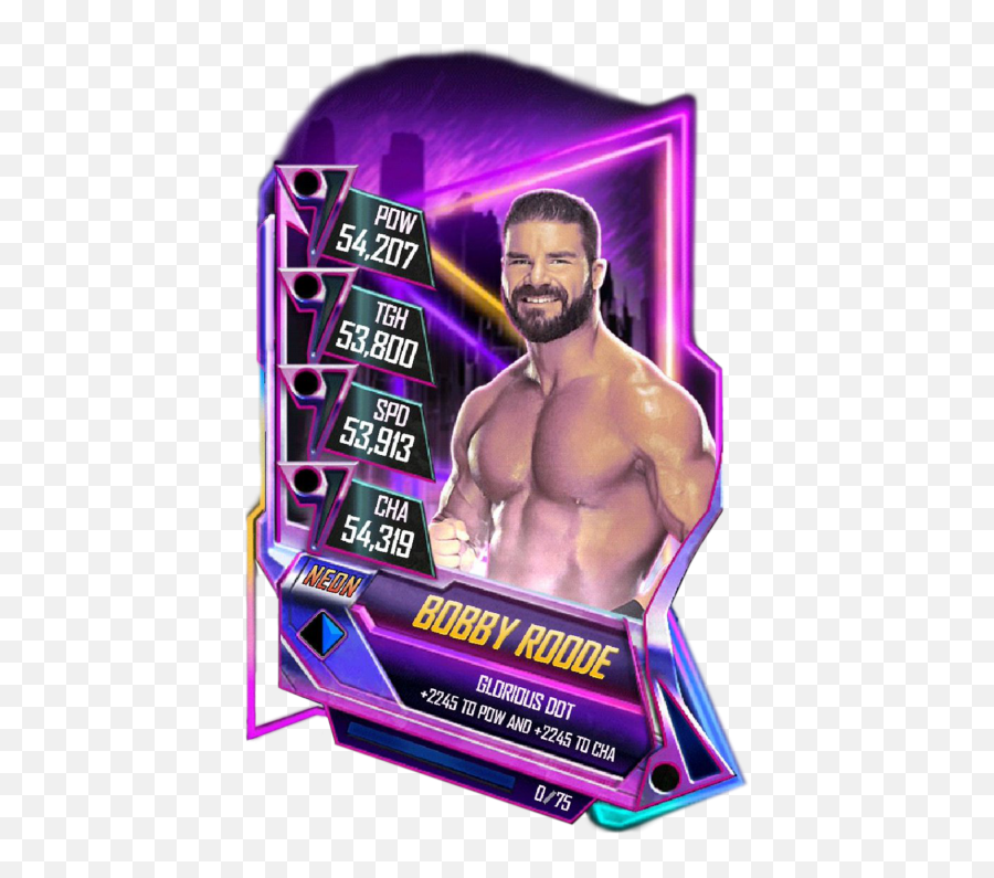 Bobby Roode - Wwe Supercard Neon Jeff Hardy Png,Bobby Roode Png