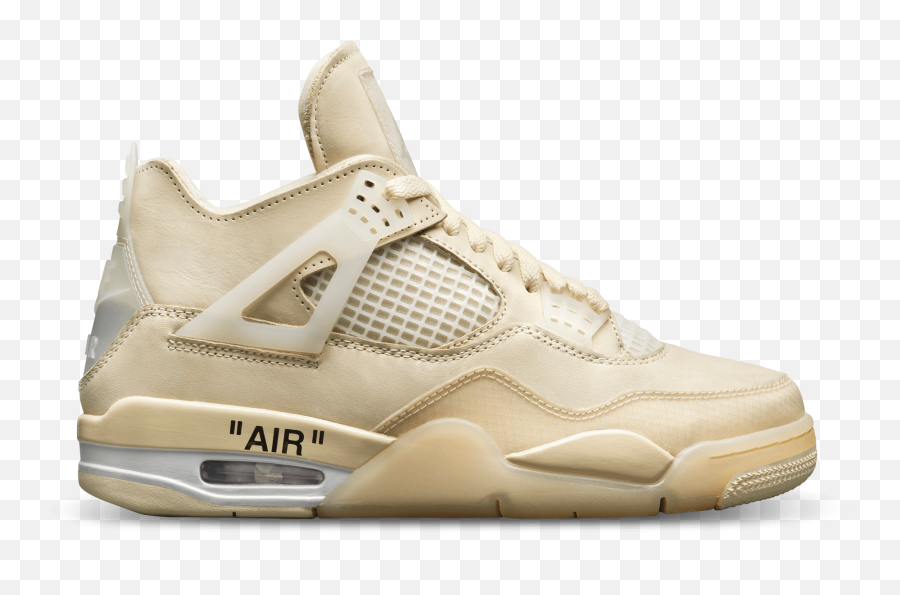 Nike Jordan Off - White Air Jordan 4 Retro Sneakers High For Jordan 4 Off White Roma Png,Air Jordan Png
