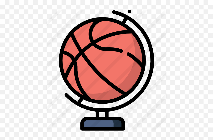 Earth Globe - Free Sports Icons Basketball Stickers Png,Basketball Icon Png