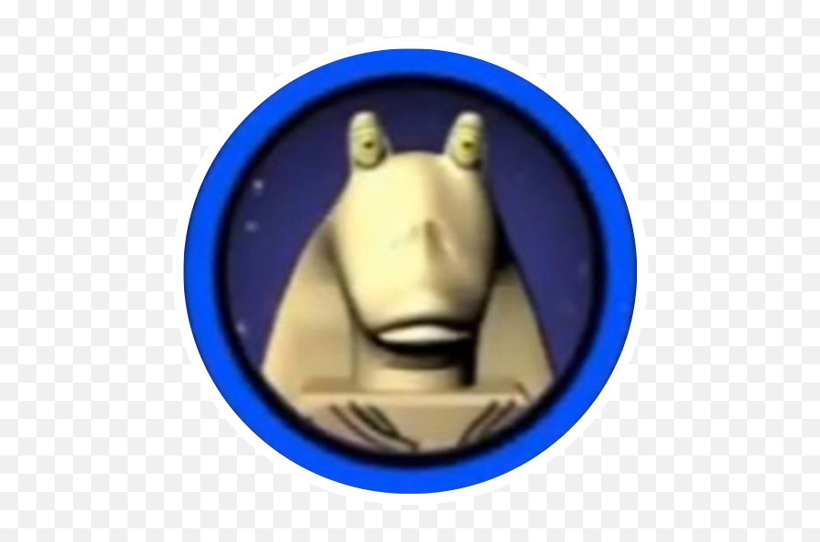 Jarjarbinks Freetoedit Sticker - Lego Star Wars Game Jar Jar Binks Png,Jar Jar Binks Png