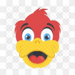 Daffy Duck Icon Of Flat Style - Red Cartoon png