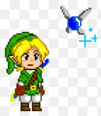 Link Zelda Pixel Art - Pixel Art Dark Link Png,Navi Png