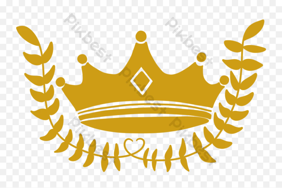 Gold Frosted Crown Logo - Logo Mahkota Ratu Mas Png,Gold Crown Logo