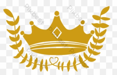 Gold Frosted Crown Logo - Mahkota Ratu Mas png