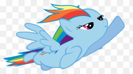 Rainbow Dash Flying Png Hd